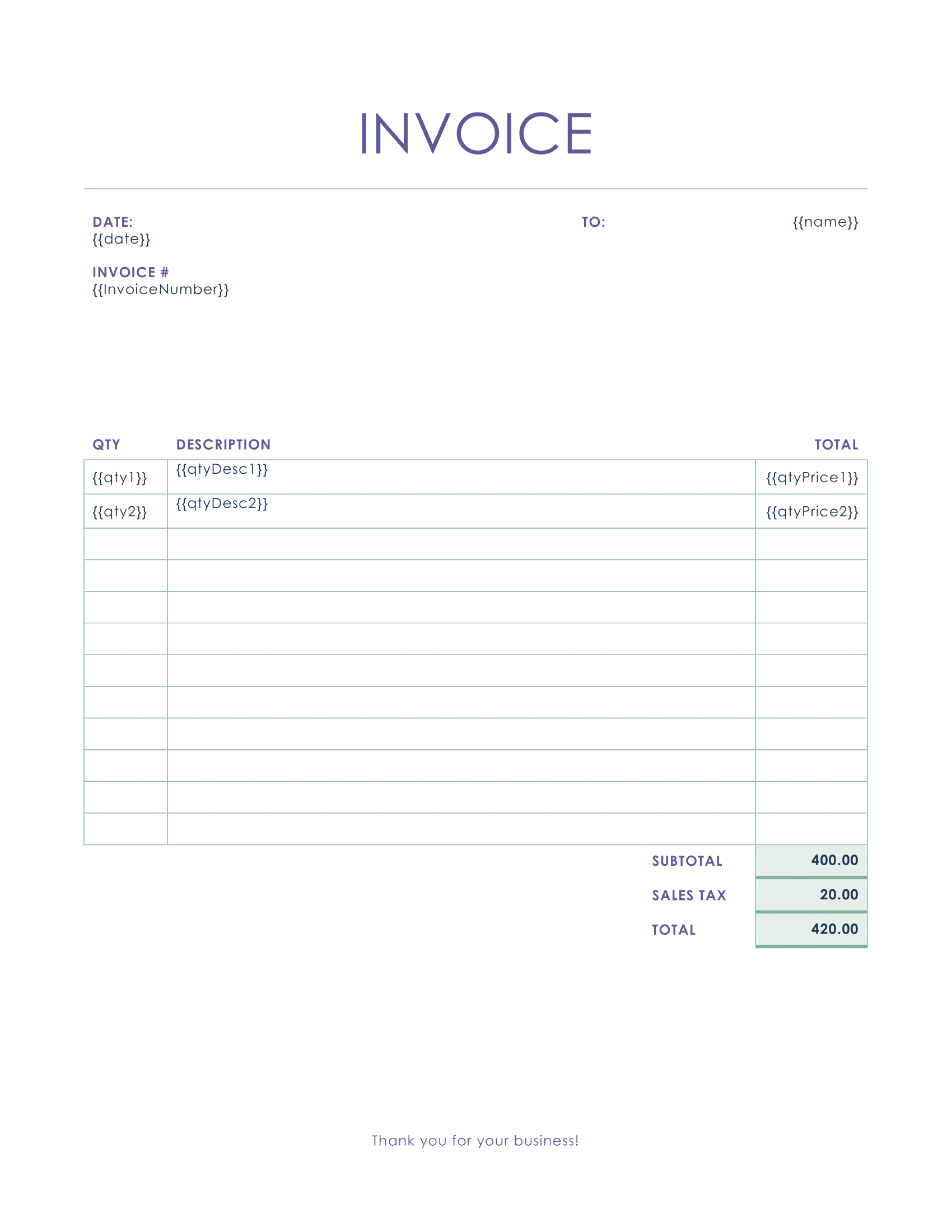 Invoice Template