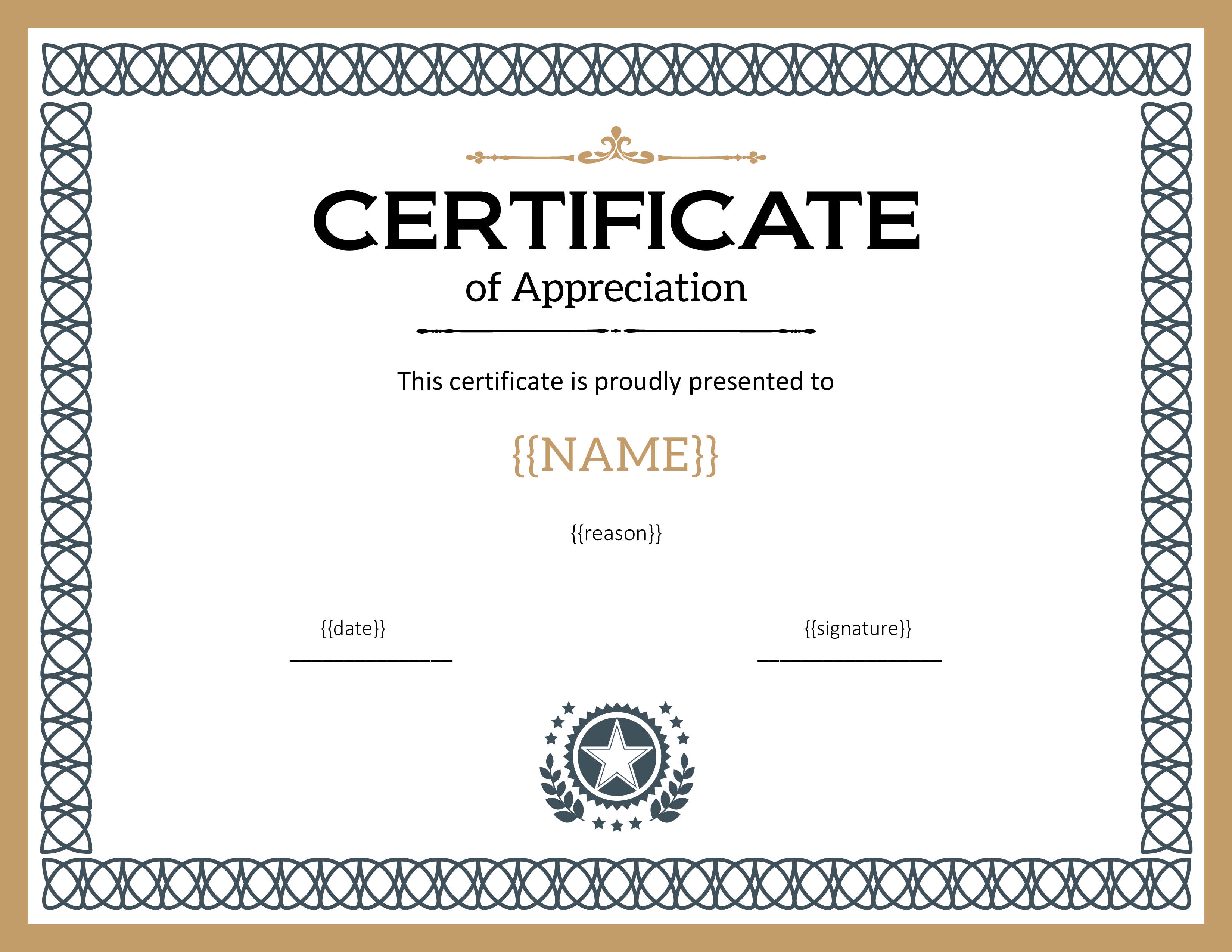 Certificate Template